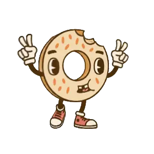 Uggy, the Ugly Bagel mascot